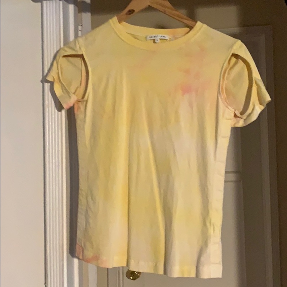 Helmut Lang cutaway T